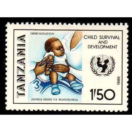 Africa Tanzania 1986 Child Survival 1'50Sh MNH Stamp