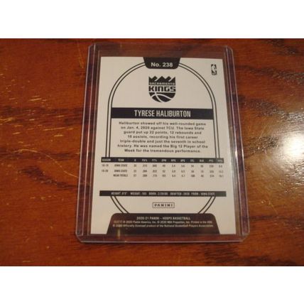 2020/21 Panini Hoops, 4-Rc Cards, TYRESE HALIBURTON, Kings