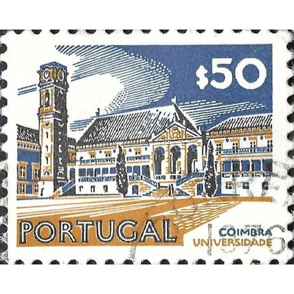PORTUGAL, Coimbra University, blue 1972, 0.50Esc