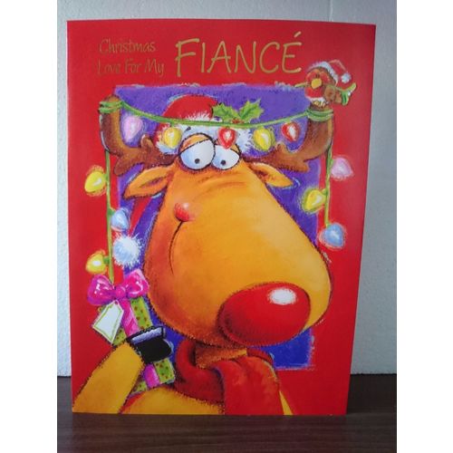 Large Christmas Cards - Fiance - 01