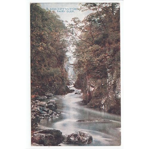 Fairy Glen Bettws or Betws-Y-Coed Postcard Celesque Series 3409
