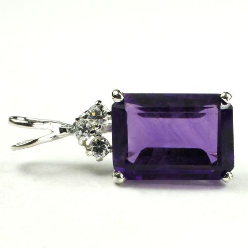 Amethyst, 925 Sterling Silver Pendant, SP042