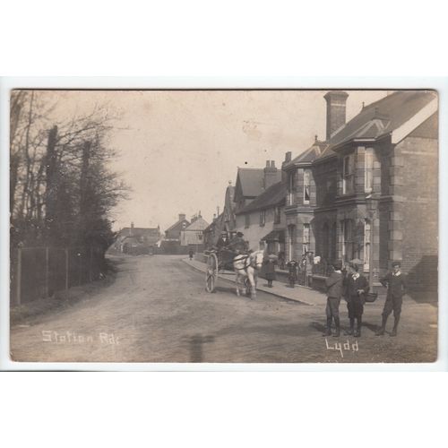 Station Road Lydd Animated Postcard Kent