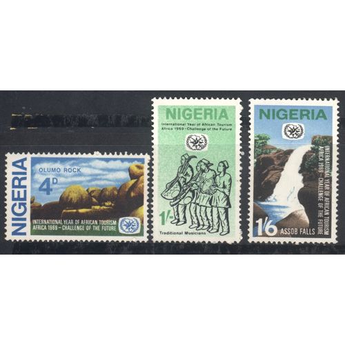 Nigeria 1969 - SG237/9 - International Year Of African Tourism - MH