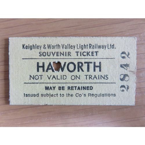 Keighley & Worth Valley Railway Souvenir Ticket
