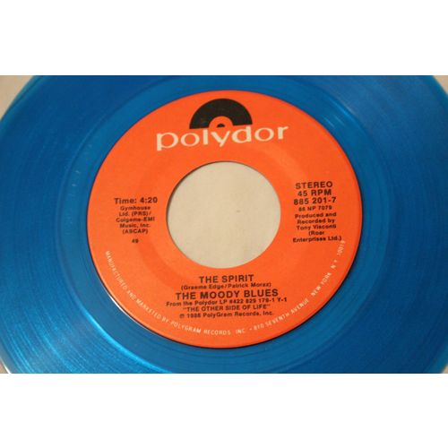 The Moody Blues Limited Edition Color Vinyl 45 & Picture Sleeve-THE OTHER SIDE O