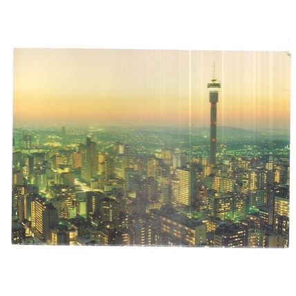 JOHANNESBURG, SOUTH AFRICA unused vintage postcard =