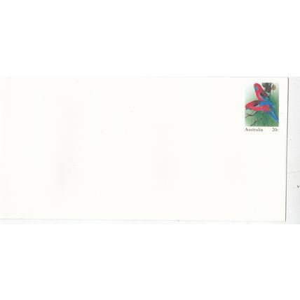 Australia 1978 Crimson Rosella 20c Prepaid Stationary Cover Unused