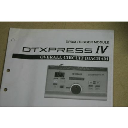 Yamaha DTXPRESS IV Drum Trigger Module Overall Circuit Diagram