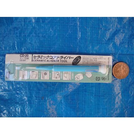 Ceramic Slot Head (-) Trimming Tool 1.8 X 0.4mm Japanese Professional Quality A