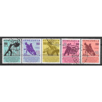 Venezuela N° 745/49 YVERT OBLITERE ( USED )