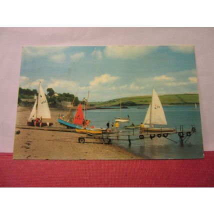 THE BEACH, DALE, PEMBROKESHIRE.. used vintage postcard 1969 postmark #