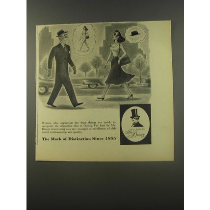 1956 Disney Hats Ad - Cartoon by Richard Taylor