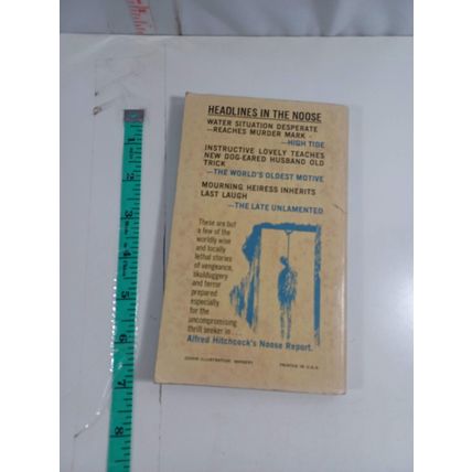 Noose Report, Alfred Hitchcock, Dell 6455, First Printing August 1966