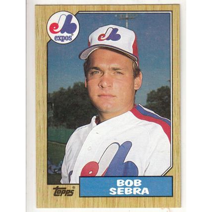 1987 Topps Bob Sebra rookie baseball card #479 - RC