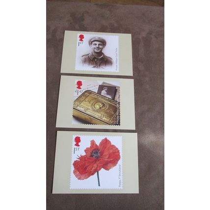 2014 GB PHQ FDC Cover Postcards -The Great War / World War 1