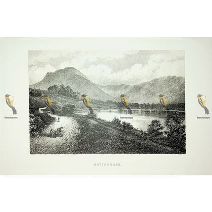 Buttermere, Cumbria, England, Book Illustration (Print), 1895