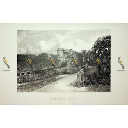 Carisbrooke Castle, IOW, England, Book Illustration (Print), 1895