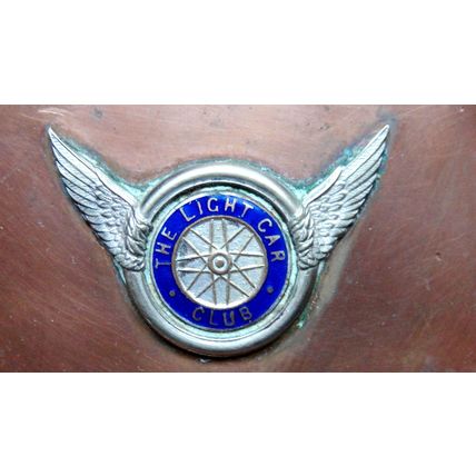 The Light Car Club Buxton Trial Copper Ashtray 1935 + Paperwork