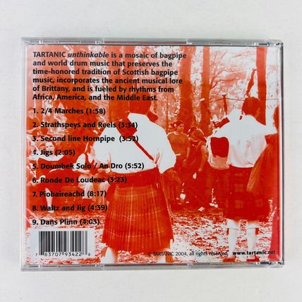 Tartanic – Unthinkable CD NEW SEALED