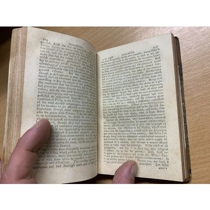 RARE* 1790 "HISTORY OF ENGLAND" T A LLOYD VOL 8 SMALL ANTIQUE BOOK (P3)