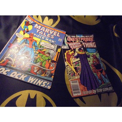 MARVEL TALES 40 and QUESTPROBE 3! Marvel! 1972 & 1985! Fantastic Four & Spidey!