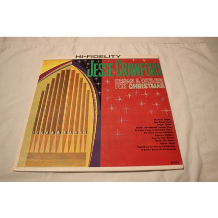 Jesse Crawford LP-ORGAN & CHIMES FOR CHRISTMAS