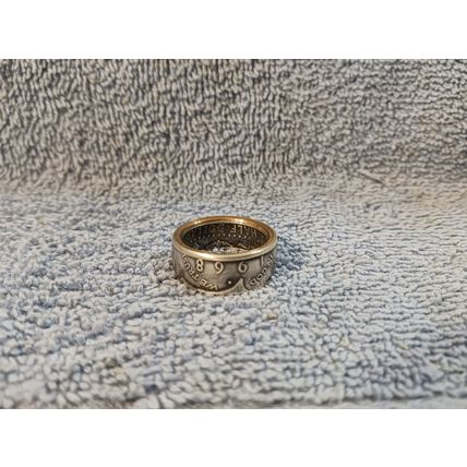 1968 Kennedy 40% Silver Half Dollars size 9 coin ring Handmade