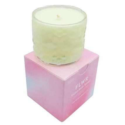 Sugared Rose Scented Candle in a Glass Holder 5.5 CM Gift Home Decor Smelly