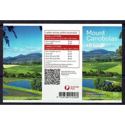 AUSTRALIA MOUNT CANOBOLAS BOOKLET MNH - LB10