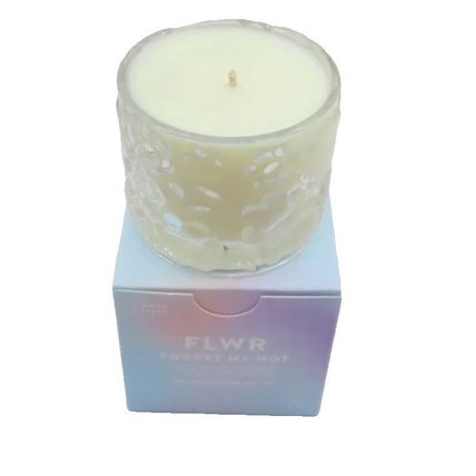 Forget Me Not Scented Candle in a Glass Holder 5.5 CM Gift Home Decor Smelly