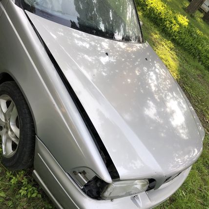 Volvo C70 S70 V70 419 Silver Hood OEM 98 99 2000 01 02 03 04