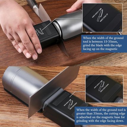 Electric Rolling Knife Sharpener, Knife Sharpening Kit, Knife Sharpener with Sha