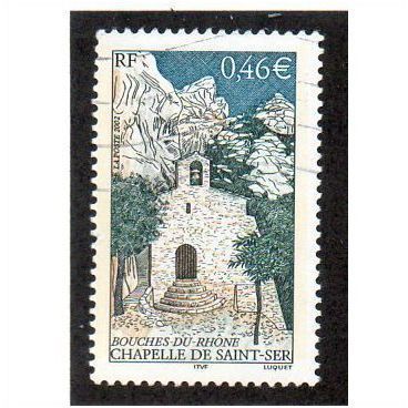 FRA 2002 46c 'SAINT SER CHAPEL' FINE USED (EBID20354)