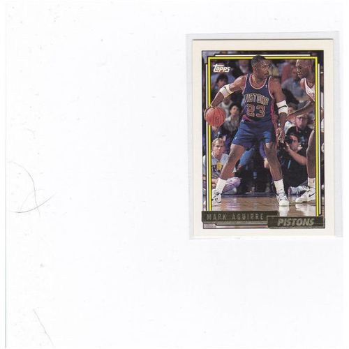 1992-93 Topps Basketball Mark Aguirre-GOLD #86