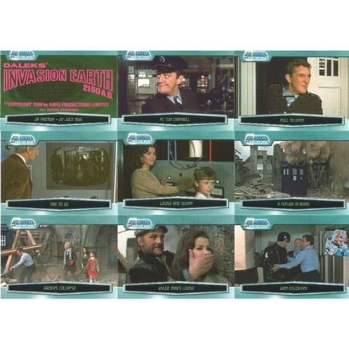 Dr Doctor Who Big Screen Full 100 Card Base Set of Trading Cards