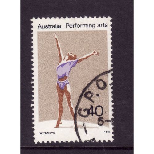 AUSTRALIA 1977 PERFORMING ARTS SG643 40c DANCE FINE USED#3