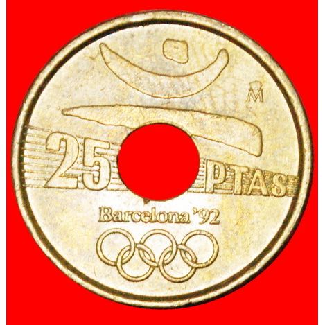 ERROR NUDE DISCUS THROWER: SPAIN★25 PESETAS 991 NOT 1991★LOW START ★ NO RESERVE!