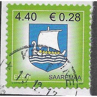 EST 2007 4.40K (S/A) 'ARMS - SAARAREMAA' FINE USED (EBID63-606)