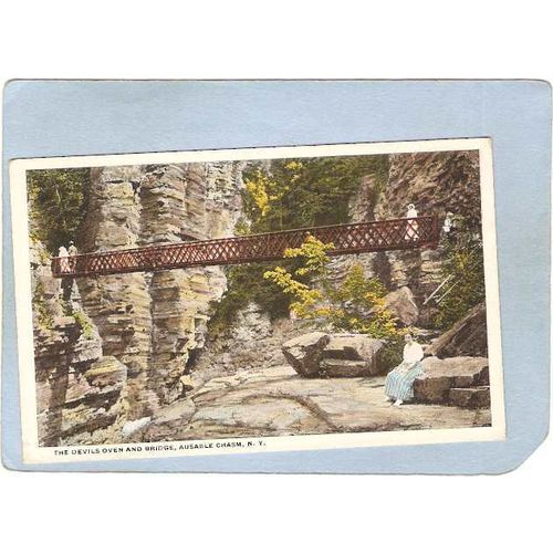 New York Ausable Chasm The Devil's Oven & Bridge ny_box5~1500