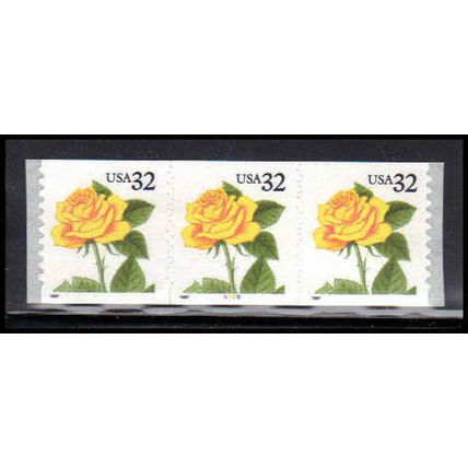 3054 32c Yellow Rose Very Fine MNH PNC 4455/3 PA3677
