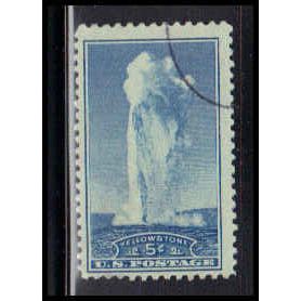 Used 744 5c Yellowstone National Park Just Clears RA2317