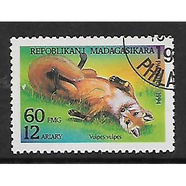 MADAGASCAR 1994 WILD ANIMALS 60 FR VULPES VULPES FINE USED#3