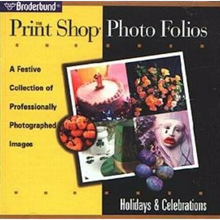 Print Shop Photo Folios: Holidays & Celebrations CD Win/Mac - NEW CD in SLEEVE