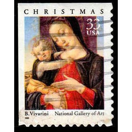 USA 1999 Christmas 33c Used Stamp