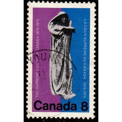 Canada 1975 Supreme Court 8c Used Stamp
