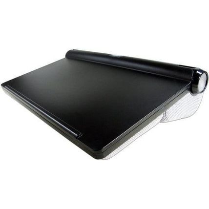 Aidata SonicBoard Lapdesk with Tube Speakers for Notebooks - Black