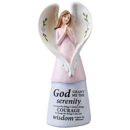 Serenity Prayer Angel Figurine 12.5 CM Gift Home Decor Jesus Love Praying
