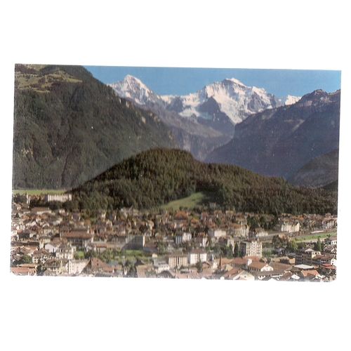INTERLAKEN unused postcard cruiser, boat ship =