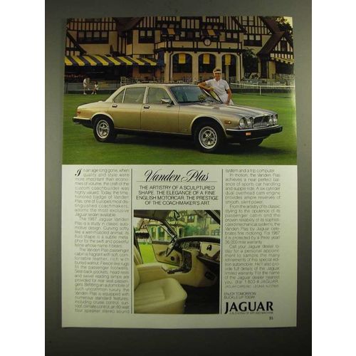 1987 Jaguar Vanden Plas Ad - The Artistry